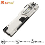 lampe torche tactique led rechargeable uv argent noir moderne compact clip antibruit