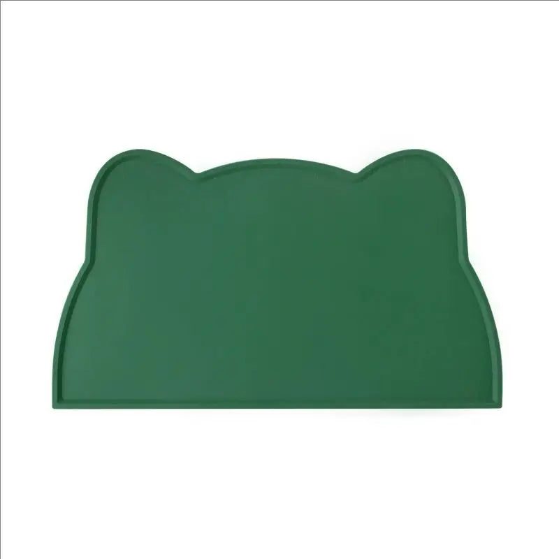 tapis alimentation animaux silicone antidérapant facile nettoyer résistant saleté protège fuite bord relevé moderne
