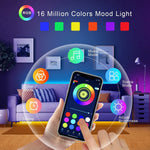 ruban led multicolore rayures horizontales moderne télécommande application 10m 15m 20m 30mRGBO