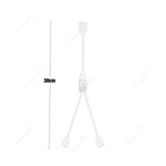 câble extension rgb led prise femelle broches blanc flexible moderne