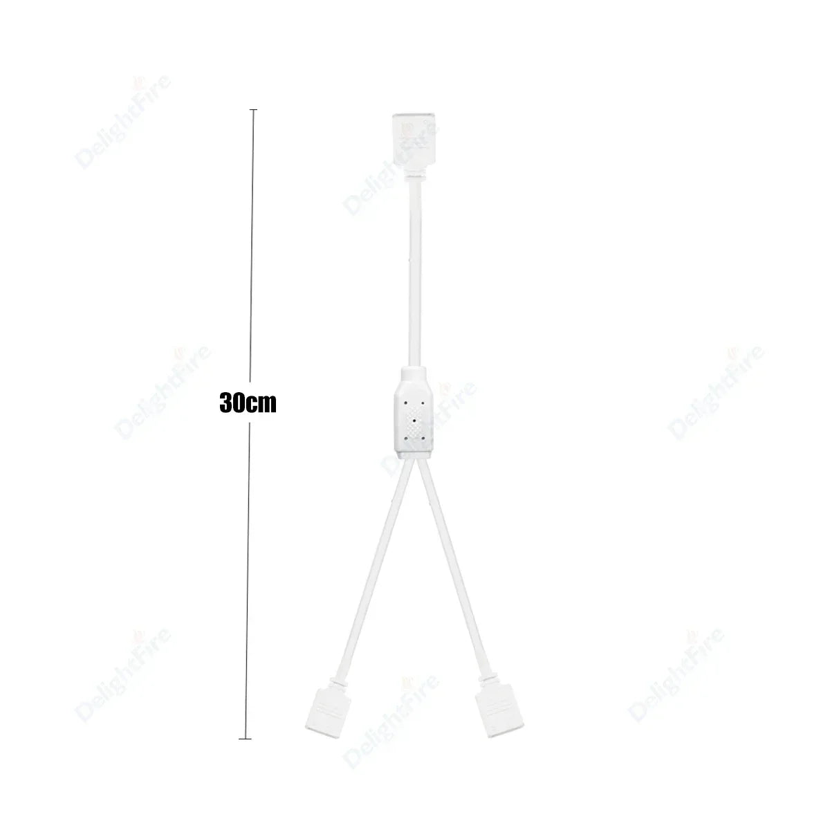 câble extension rgb led prise femelle broches blanc flexible moderne