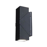 projecteurs led doubles têtes muriers étanches contemporains noirs mat ip65 hydrofuge