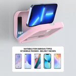 support téléphone étanche salle bain blanc transparent moderne adhésif film protecteur