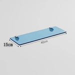 étagère murale acrylique bleu marron moderne rangement salon transparent pliante respectueux environnement única