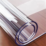 protège table transparent pvc imperméable nappe plastique solide lavable maison mariage extérieur