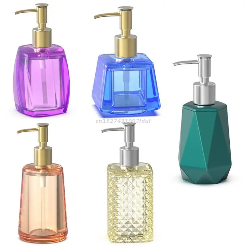 moules silicone savon distributeurs blocs cristal fleurs transparents modernes bricolage maison