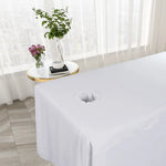 serviettes table unies modernes coton polyester blanc gris clair rose pâle vert pastel opaques