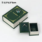 boîte rangement bijoux velours classique réutilisable respectueuse environnement moderne argent doré rose vert bleuclair