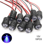 ampoules led 12v câbles noirs rouges 20mm 10mm jardin moderne 100000h