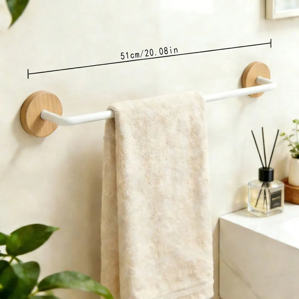 porte serviettes mural moderne métal texture tissée noir beige gris blanc fixé salle bain