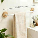 porte serviettes mural moderne métal texture tissée noir beige gris blanc fixé salle bain