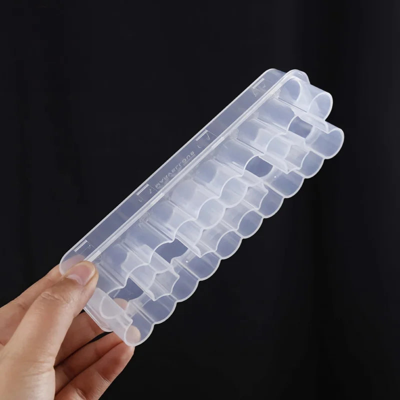 boîte rangement transparente réutilisable tubes tests 3ml pratique modernescrição