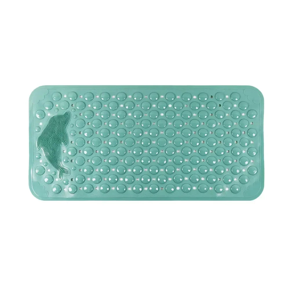 tapis bain anti dérapant moderne vert motif requin suction puissante salle bain respectueux environnement