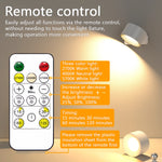 lampes murales led rechargeables télécommande moderne noires blanches minimaliste