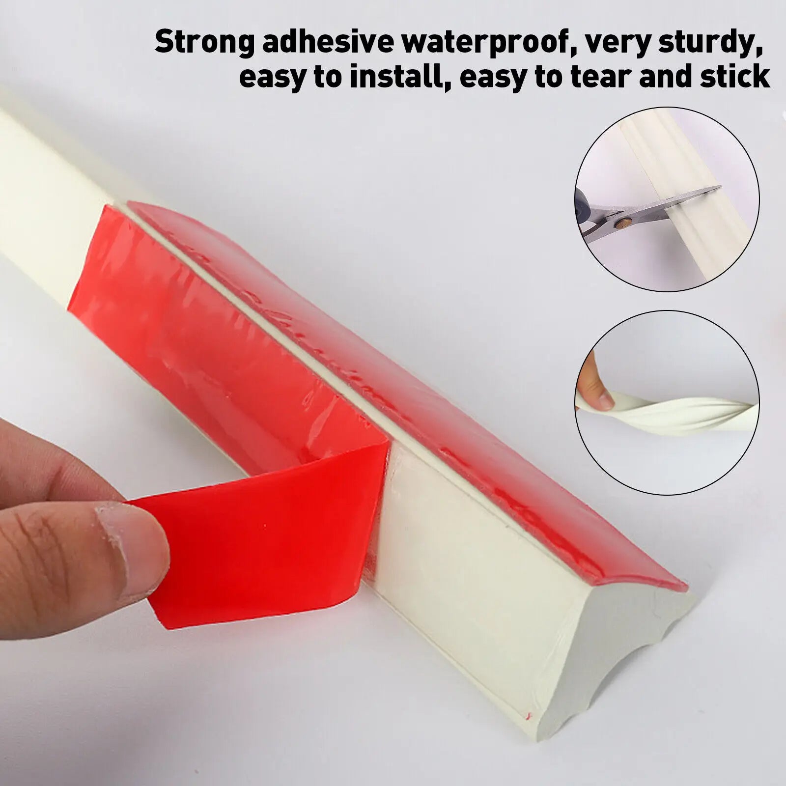 Moulure autocollante angle extérieur protection meuble