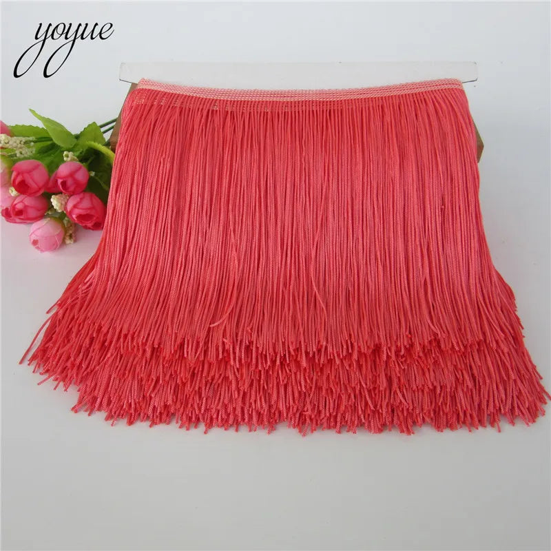 franges polyester dentelle rouge noir vert marron violet blanc rose moderne