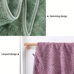 serviettes bain rapide séchage tissu microfibre tissage chevrons couleurs multiples modernes Thanksgiving