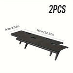 support pliable noir moderne étagère pliante clips magnétiques rangement écologique