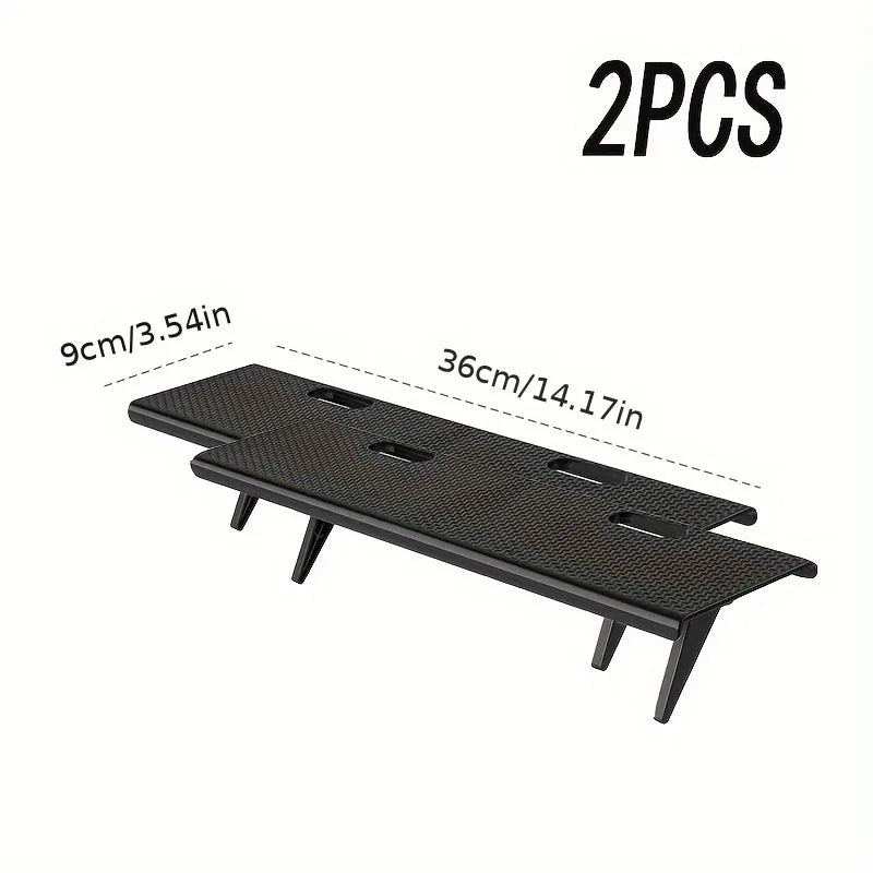 support pliable noir moderne étagère pliante clips magnétiques rangement écologique