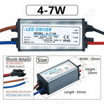 driver led étanche ip65 gris métallique plat industriel câbles couleur tension ip65 120v 240v