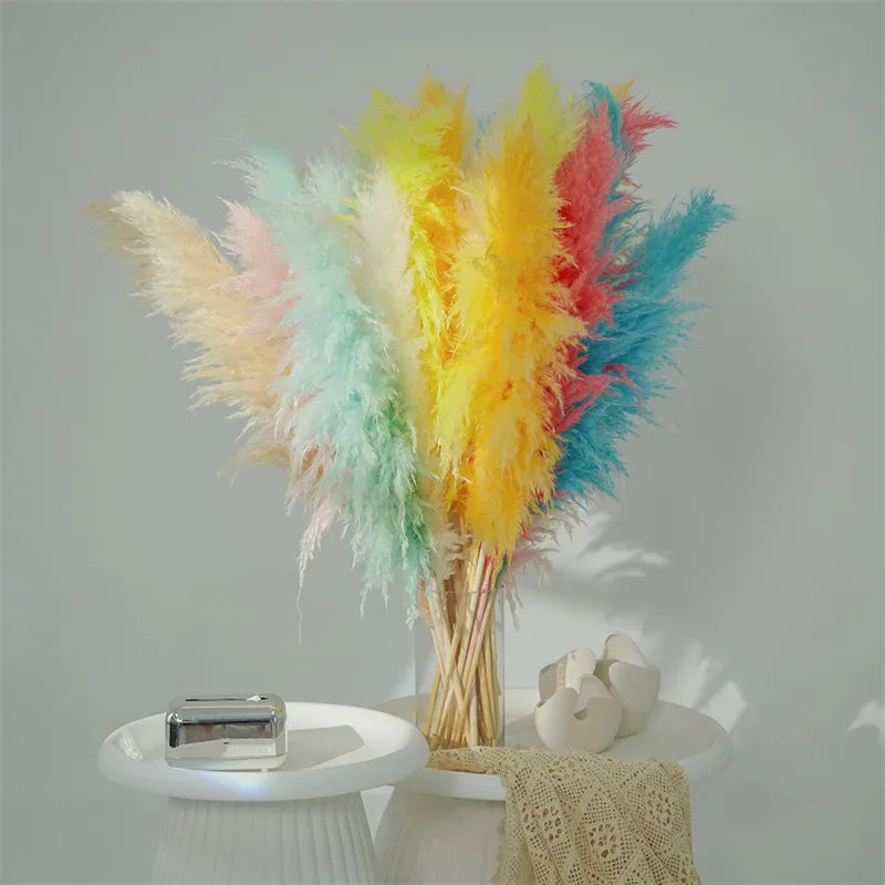plume naturelle multicolore décoratif mariage fête intérieur décoration maison bohème naturel