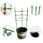 Treillis de serre pour légumes grimpants en pot