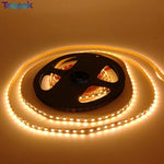 ruban led blanc jaune carrés lumineux moderne adhésif connecteurs électriques 120led/m 12v 50000h