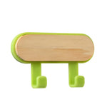 porte sacs bouteilles adhésifs vert noir blanc moderne minimaliste chambre cuisine salle bains
