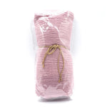 serviette table moderne rose franges élégante décoration mariage baby shower festive