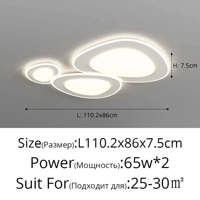 lustres led modernes blanc beige ovale circulaire aluminium flux lumineux 2000 82000 interrupteur bouton