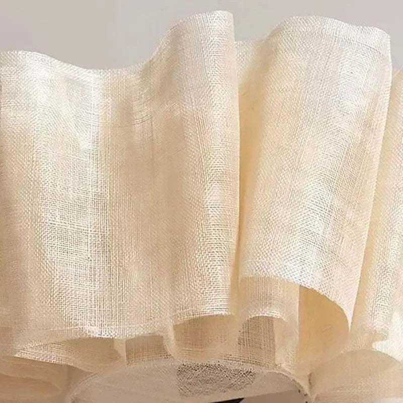 suspension lumineuse tissu beige clair moderne 2000 82000lm 90 260v opaques fixations