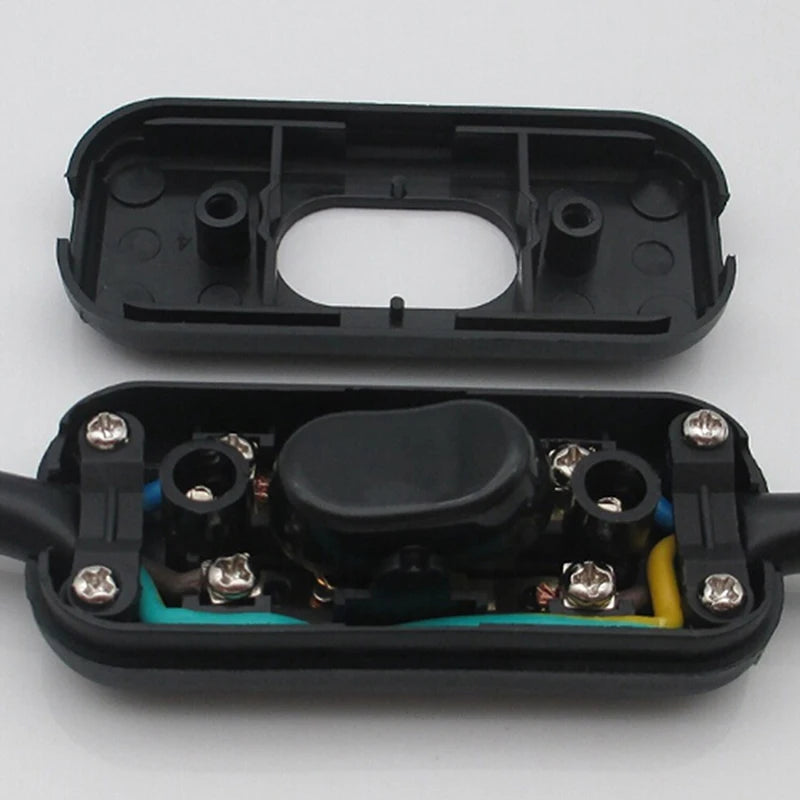 interrupteur bascule noir blanc transparent industriel utilitaire vis pieces interrupteur demontees cables electriques