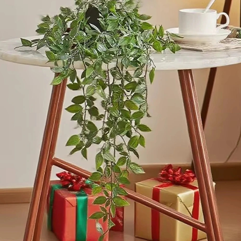 plantes artificielles vertes feuilles vigne moderne suspension extérieure décoration maison jardin accrochées