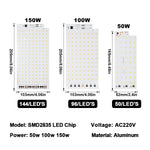 ampoule led 100w 150w 50w extérieure projecteur floodlight spot moderne connecteurs