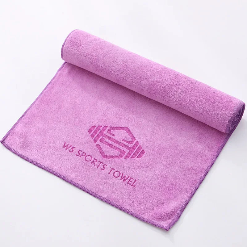 serviette sport microfibre absorption rapide vert bleu violet gris roseWSCS