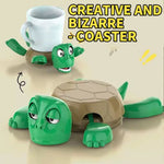 coaster tortue motif créatif vert marron respectueux environnement moderne cuisine