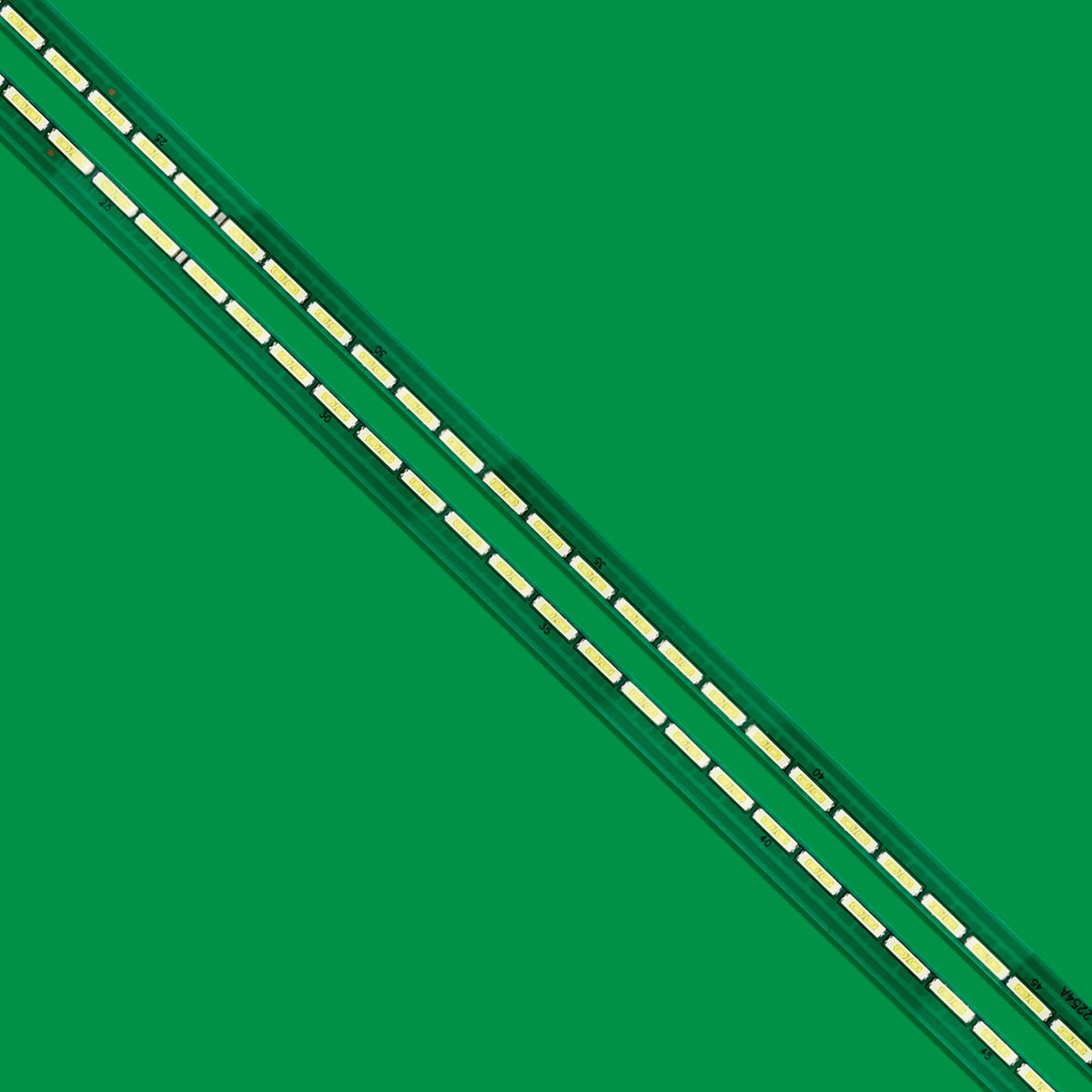 ruban led vert ligne blanche moderne connecteurs led