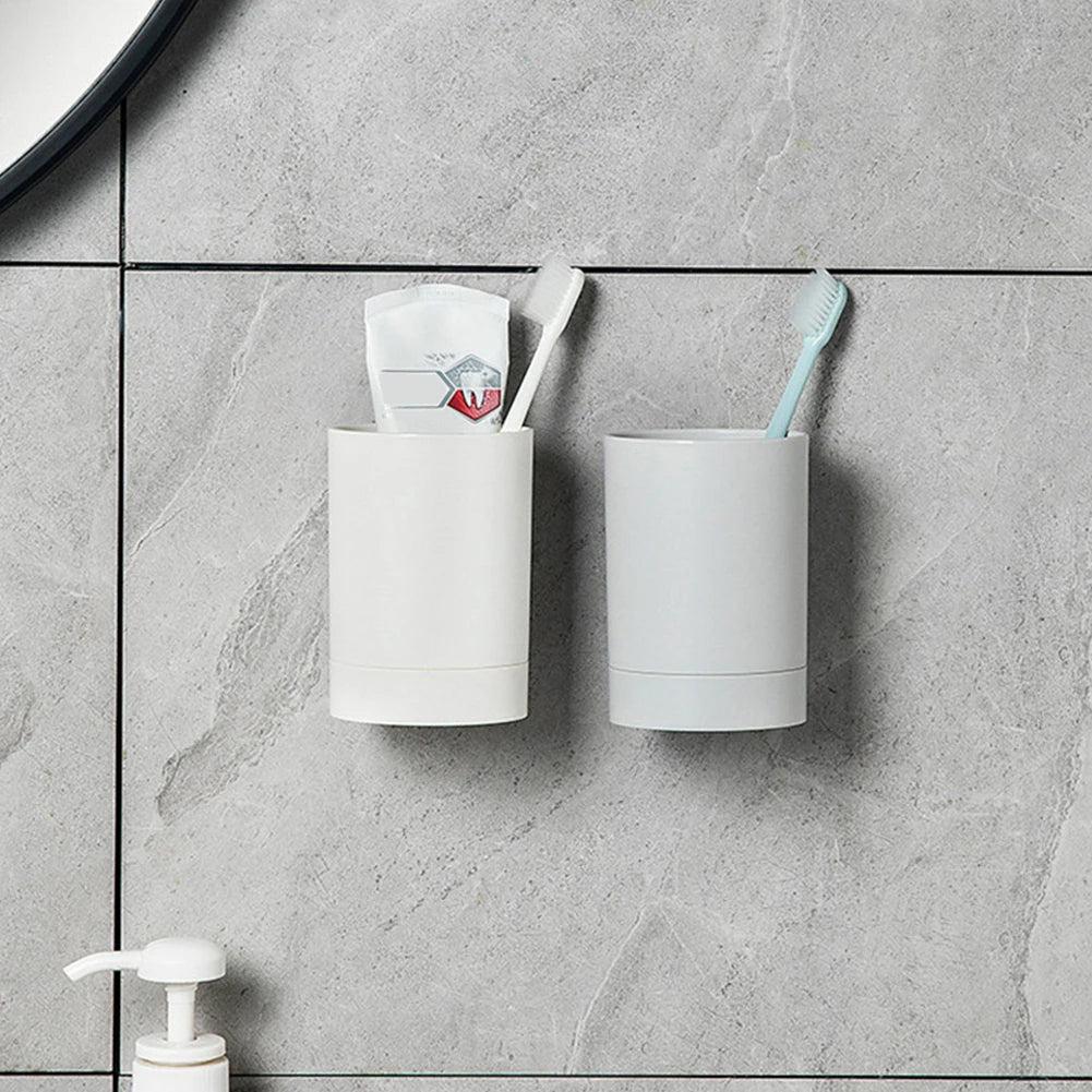 Porte brosse à dents multifonction pour rangement dentifrice et accessoires
