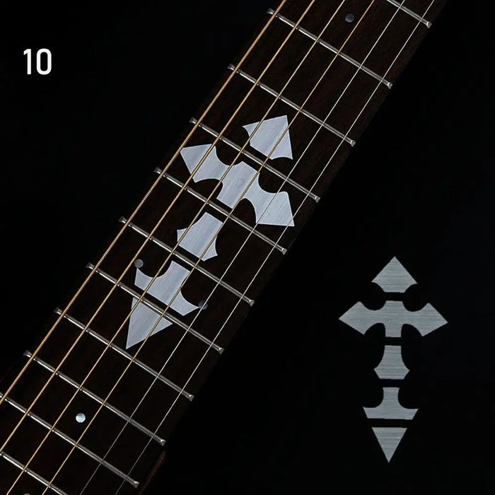 sticker guitare électrique floral géométrique adhésif cadeau noël mariage anniversaire classic