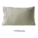 taies d'oreiller gris uni respectueux environnement coton polyester qualité moderne house