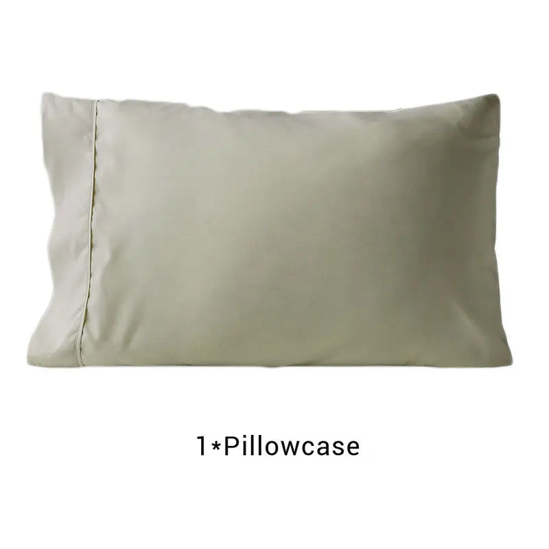 taies d'oreiller gris uni respectueux environnement coton polyester qualité moderne house
