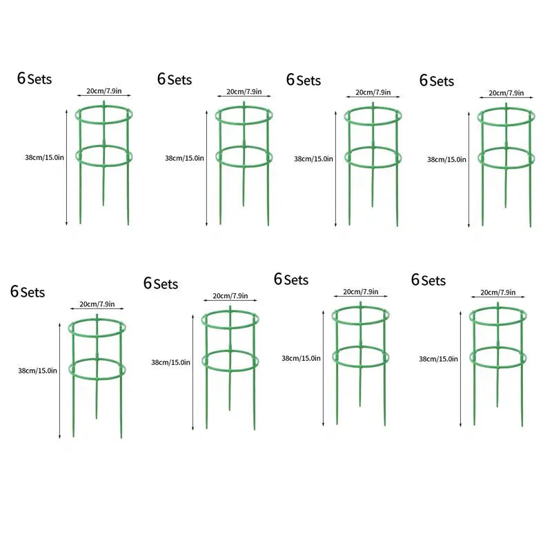 supports plante plastique vert moderne clips orchidées roses 12 sets 18 sets 24 sets