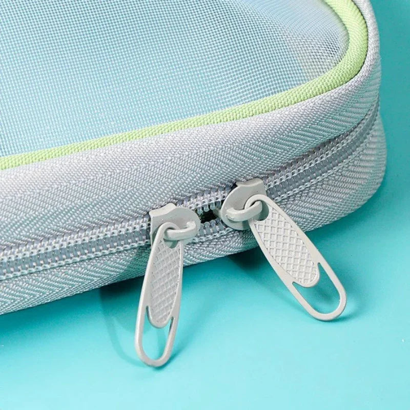 sac rangement documents transparent moderne fermeture glissière réutilisable respectueux environnement pratique fournitures scolaires