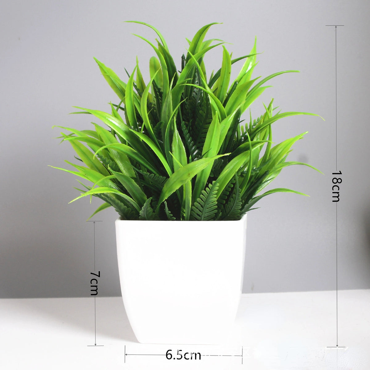 plantes artificielles vertes moderne pot blanc extérieur décoration chambre feuilles régulières exposant