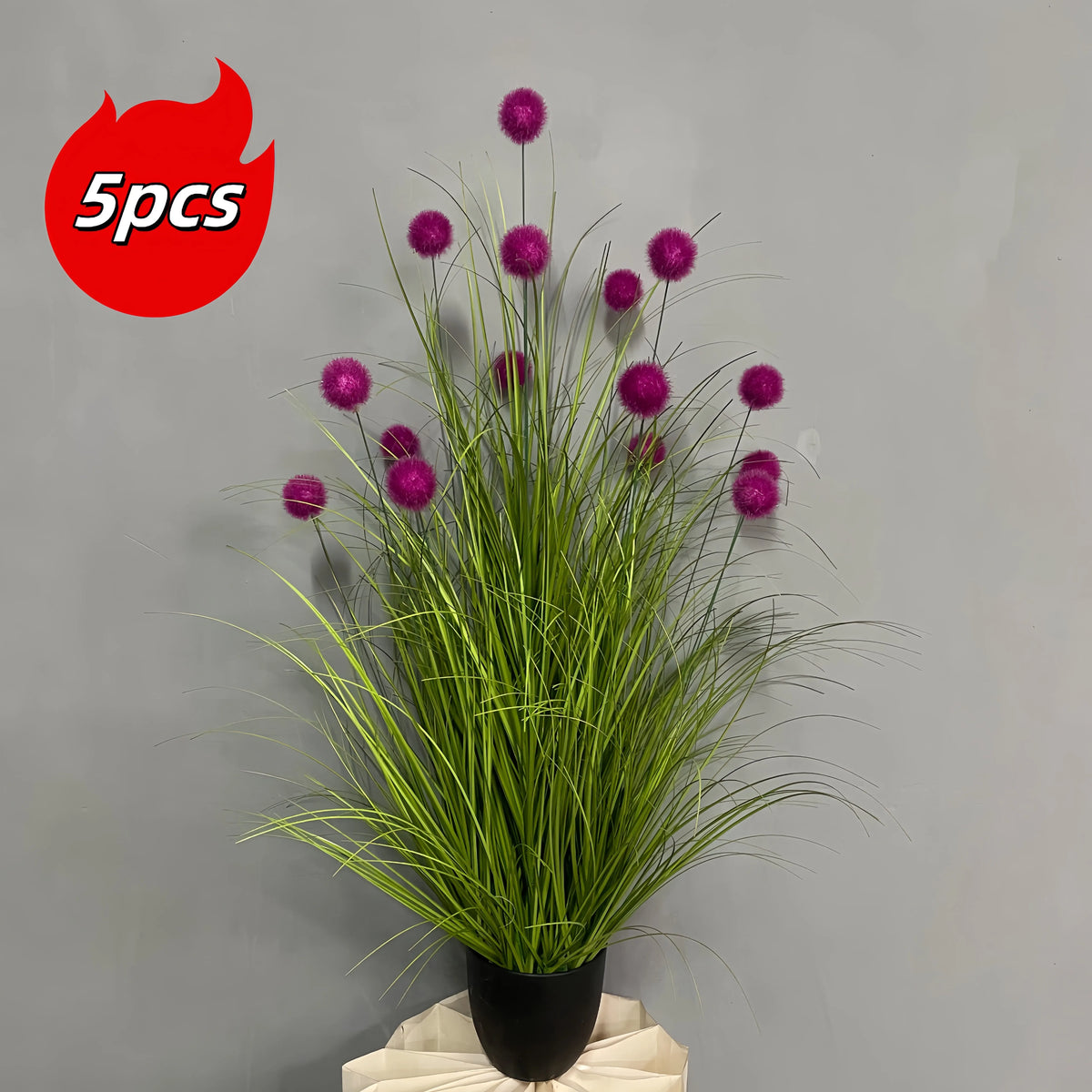 décoration intérieure extérieure plante artificielle pot violet moderne festives exposition