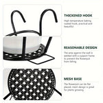 support fleurs moderne fer noir grille ajourée détachable balcon intérieur 1pc 2pc 3pc