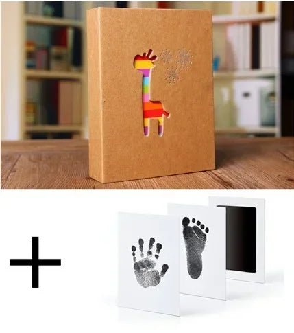 boîtes rangement marron girafe arbre pieds enfant scrapbooking photos animaux enfantinscriçãopta
