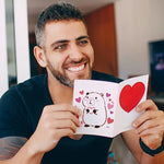 stencils réutilisables animaux mignons coeurs dessin animé sac dos tasse carte postale