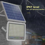 lampe solaire moderne blanc bleu carreaux noirs ip67 led murale télécommandeextérieur jardin
