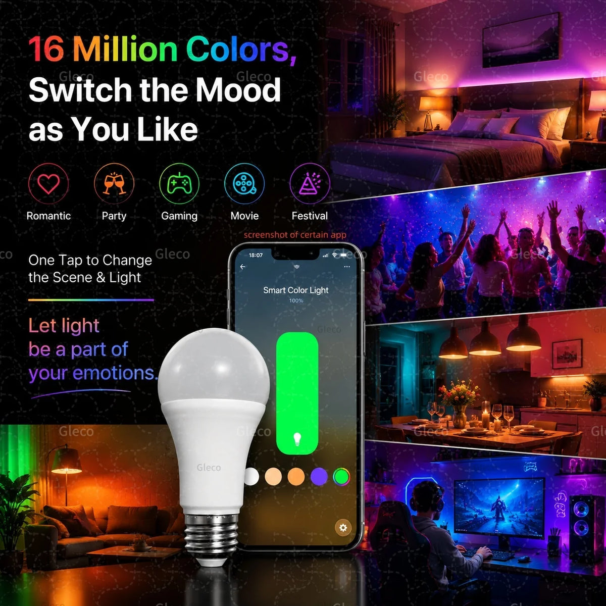 ampoule led intelligente e27 blanc moderne application ewelink google alexa homekit matter